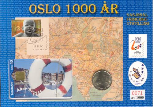 Bilde av Minnekort - Oslo 1000 r